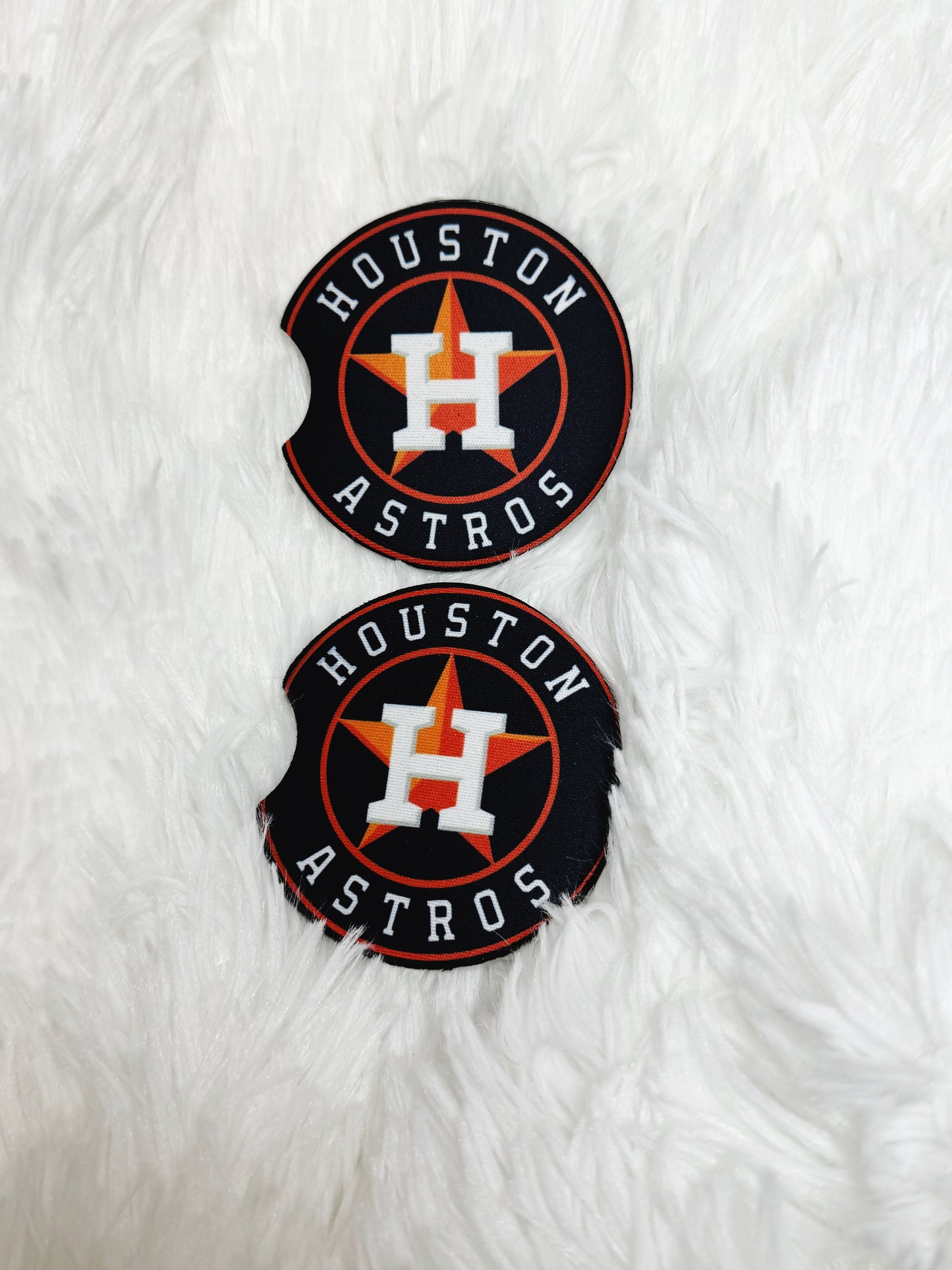 Houston Astros Car Coasters – Show Off Your Team Pride!
