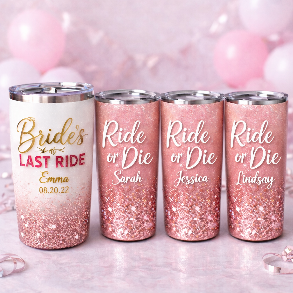 Bachelorette Tumbler Sets Epoxy