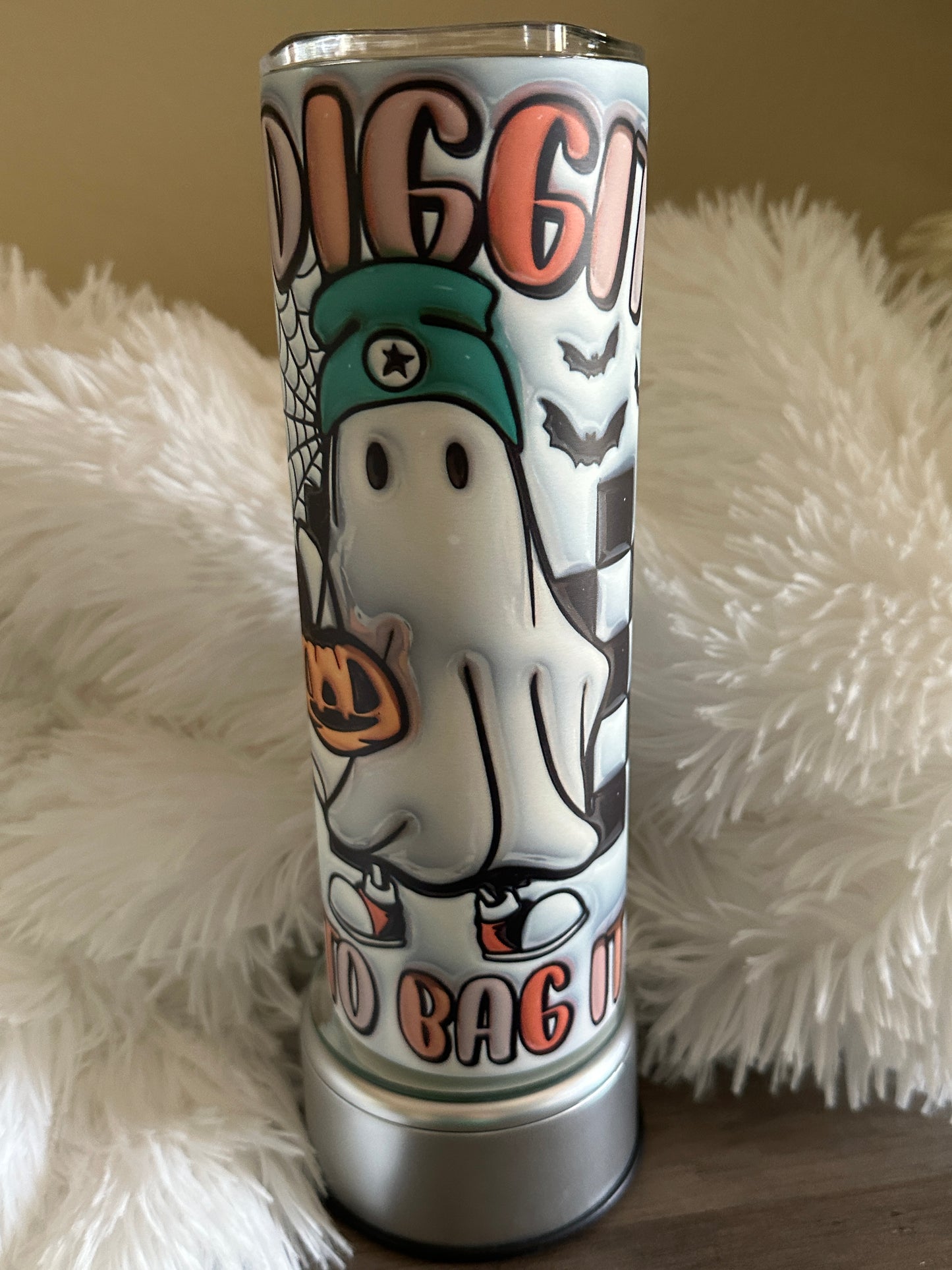 Glow in the Dark Spooky Ghost Tumbler
