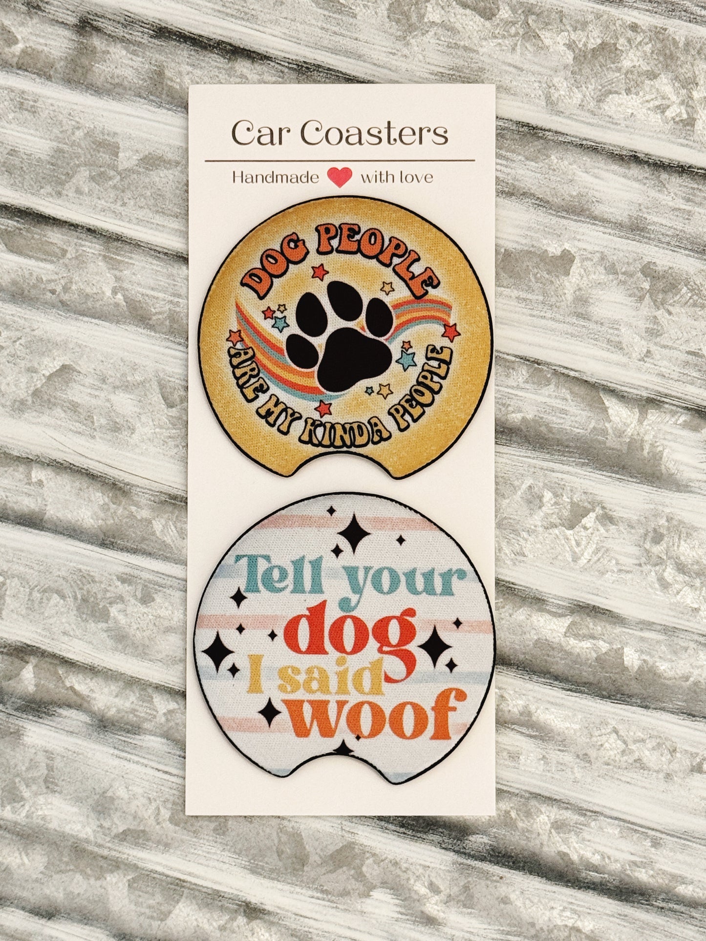 Dog Lover Car Coasters