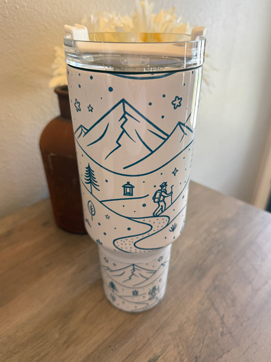 Trail-Ready & Caffeinated AF Tumbler