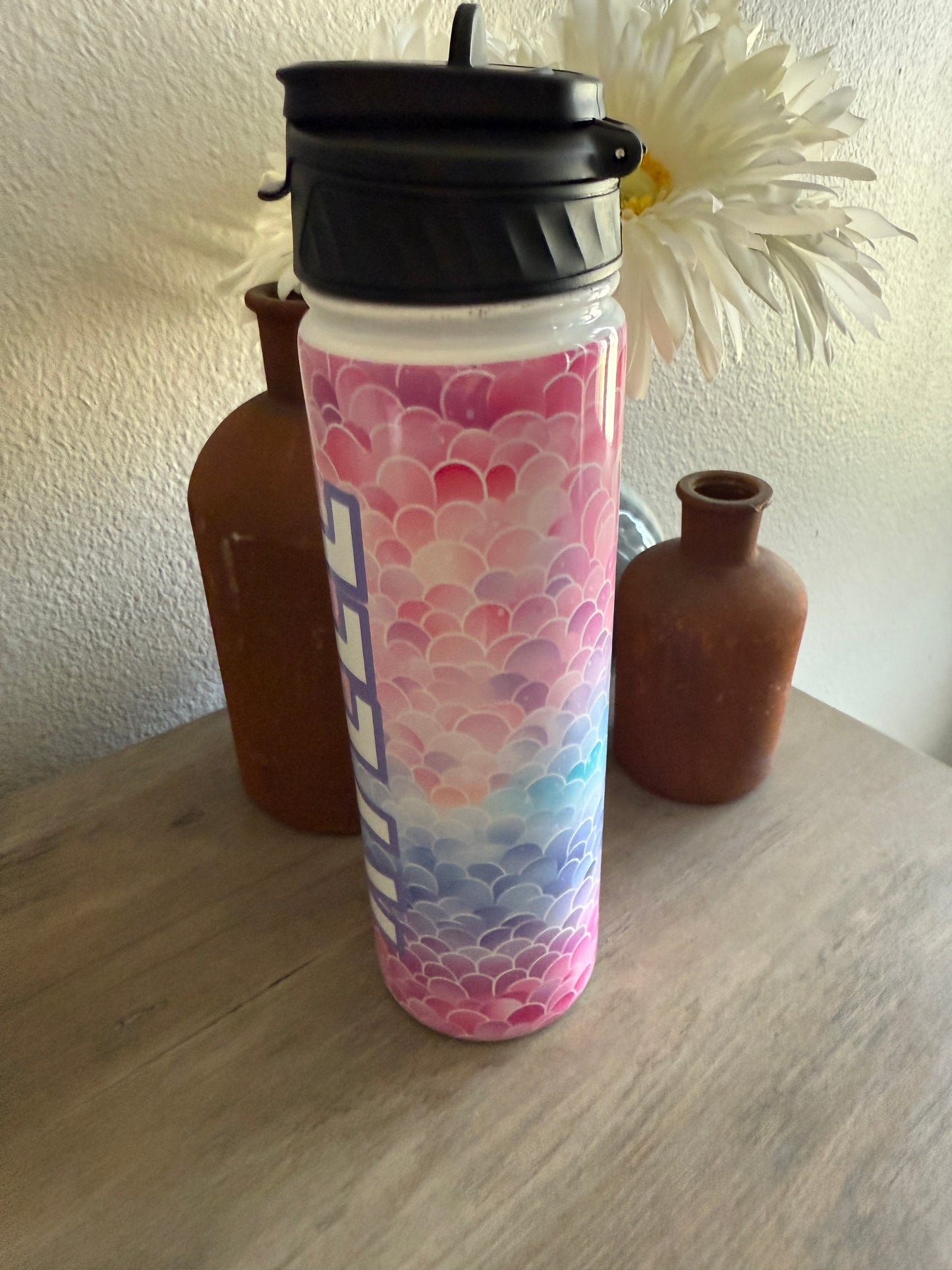Custom Mermaid Name Tumbler