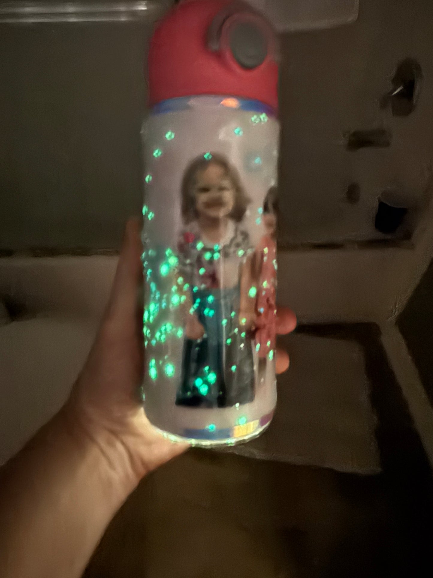 Kids Custom Picture Glow Tumbler