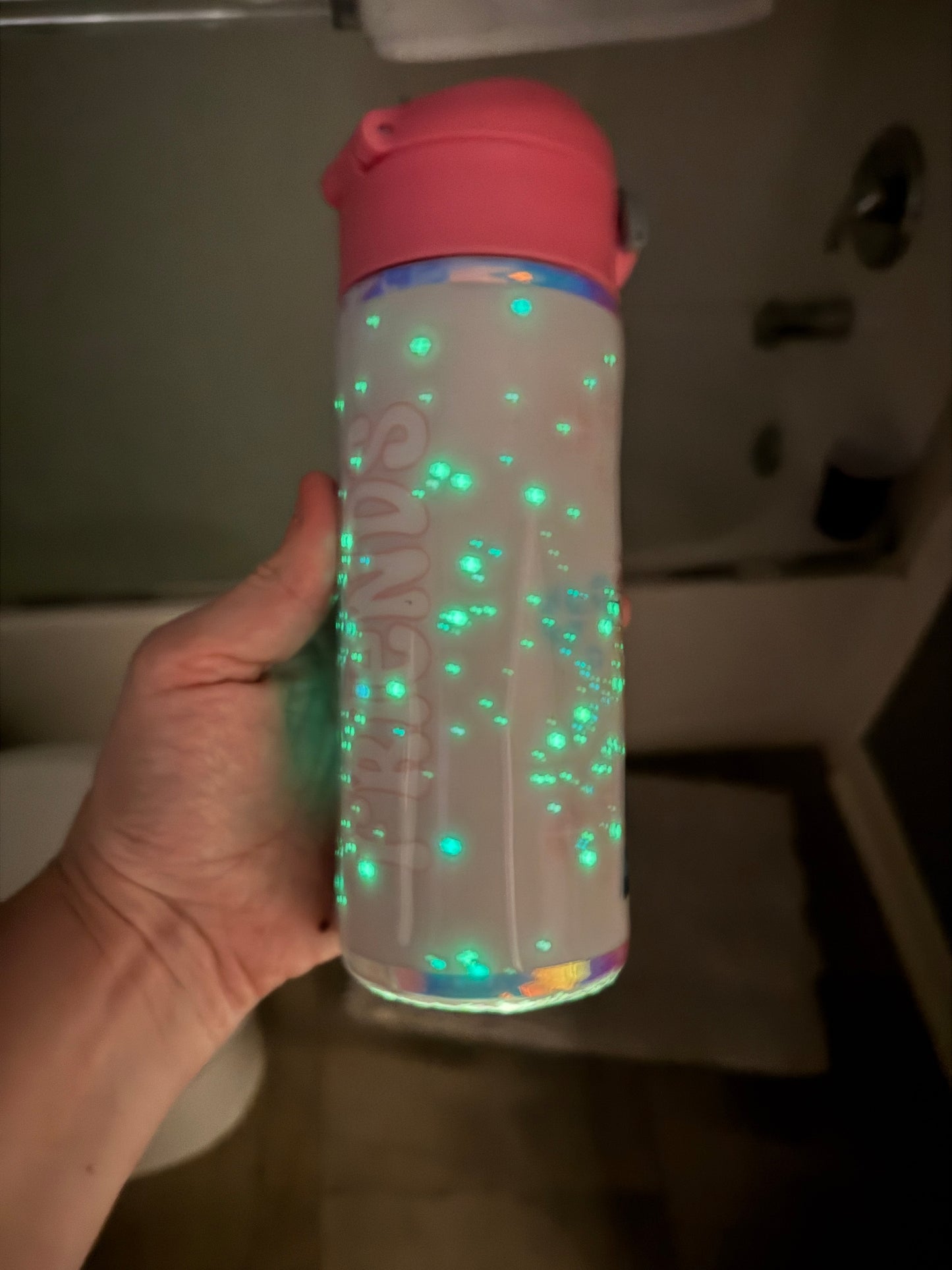 Kids Custom Picture Glow Tumbler