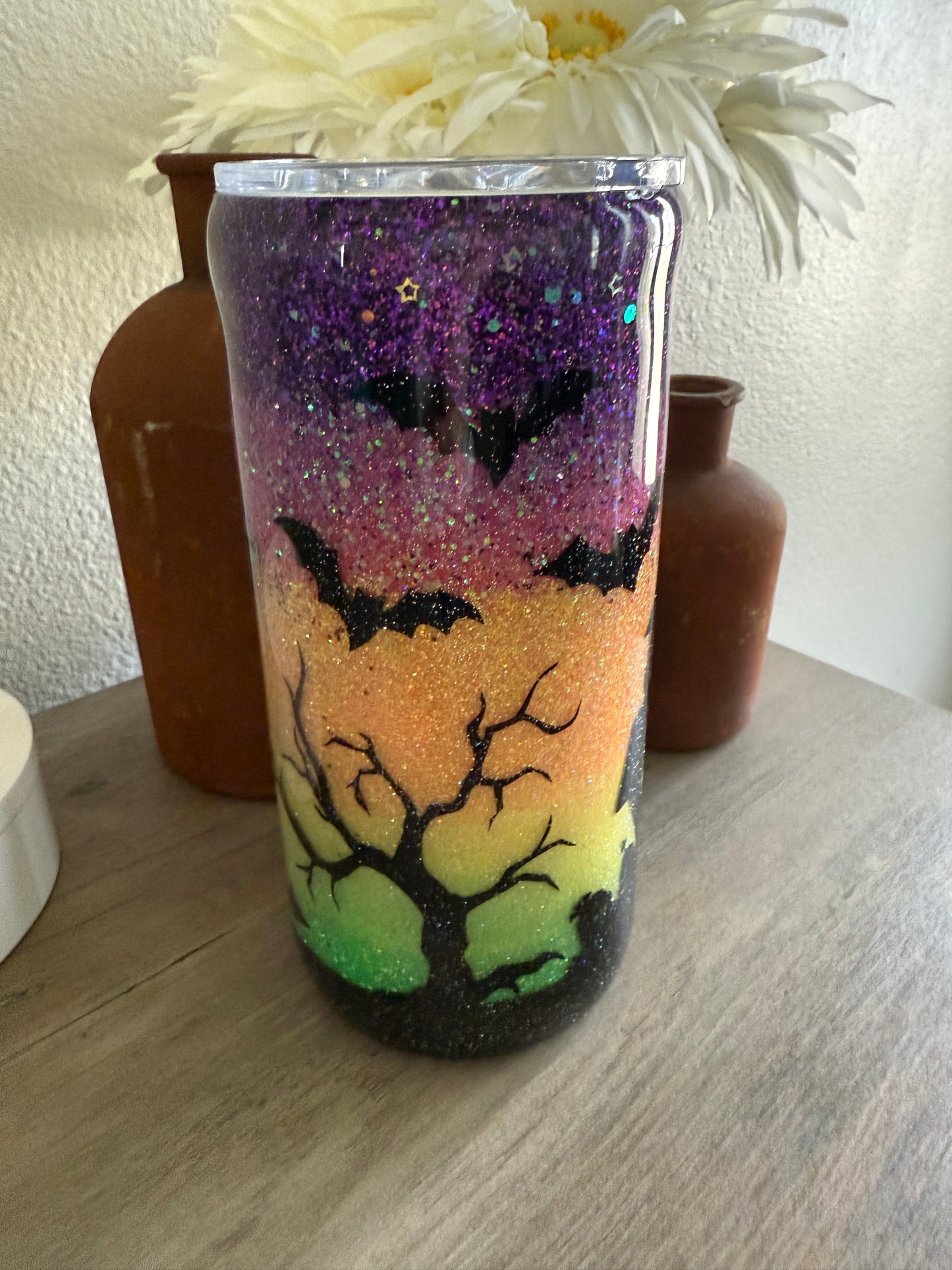 Haunted Neon Tumbler