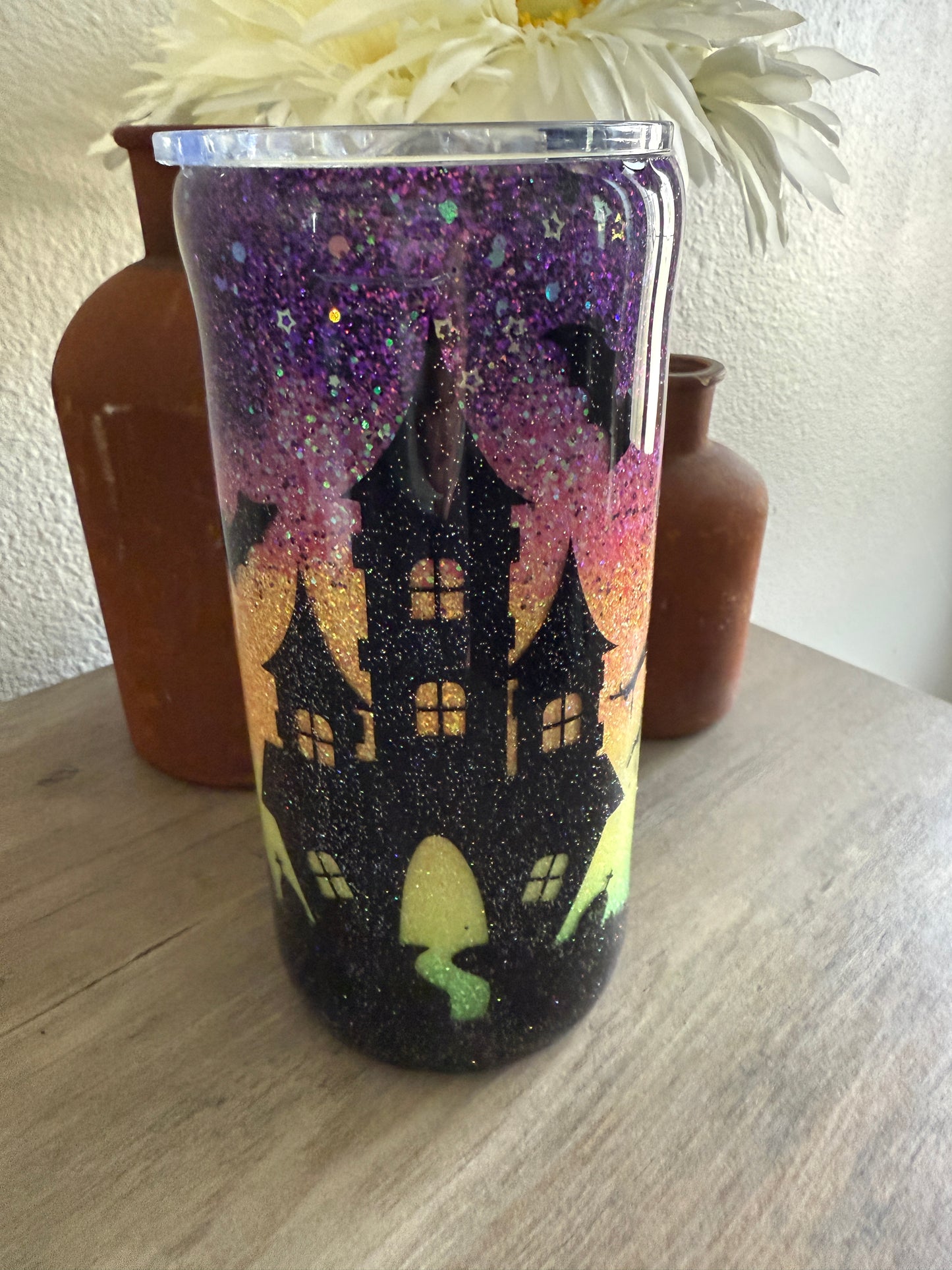 Haunted Neon Tumbler