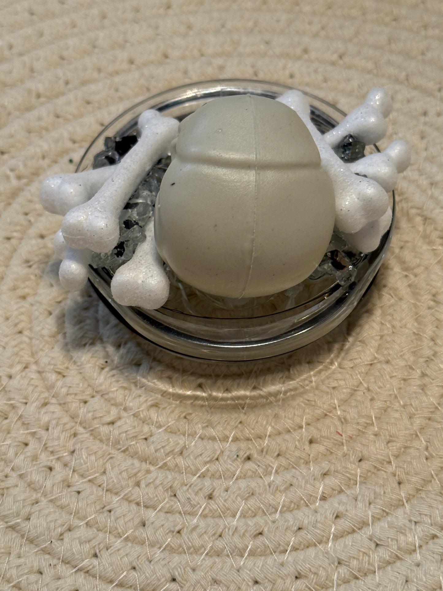 Halloween Skull & Bones Custom Tumbler Lid
