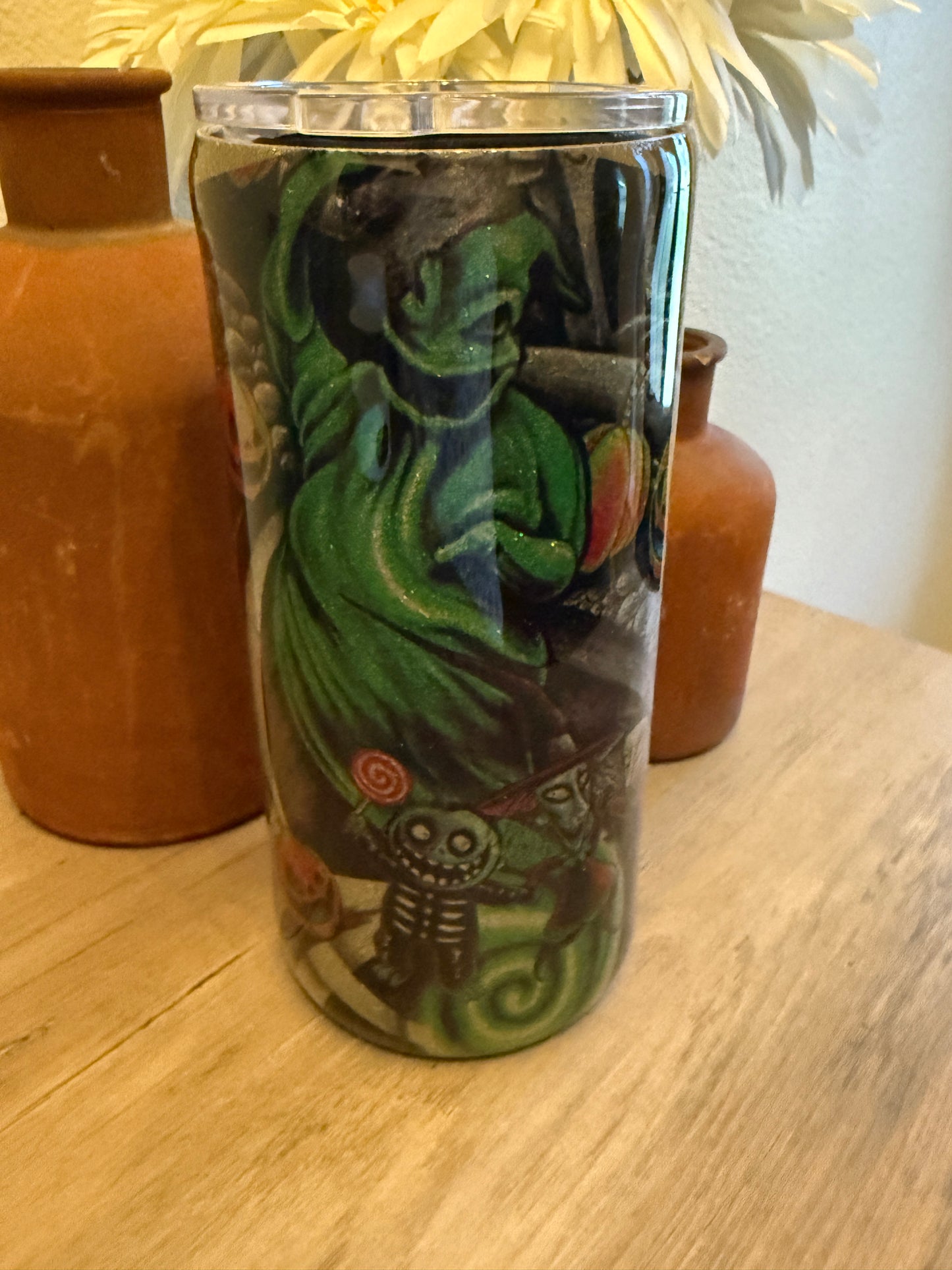 Halloween Glitter Tumbler
