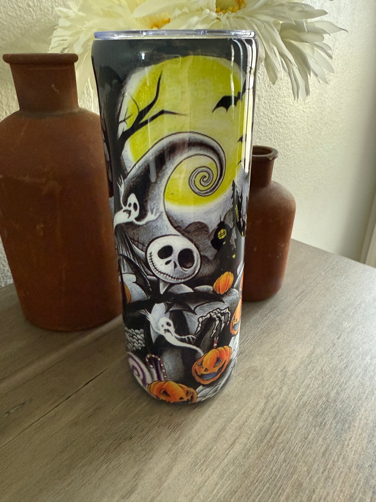 Halloween Glitter Tumbler