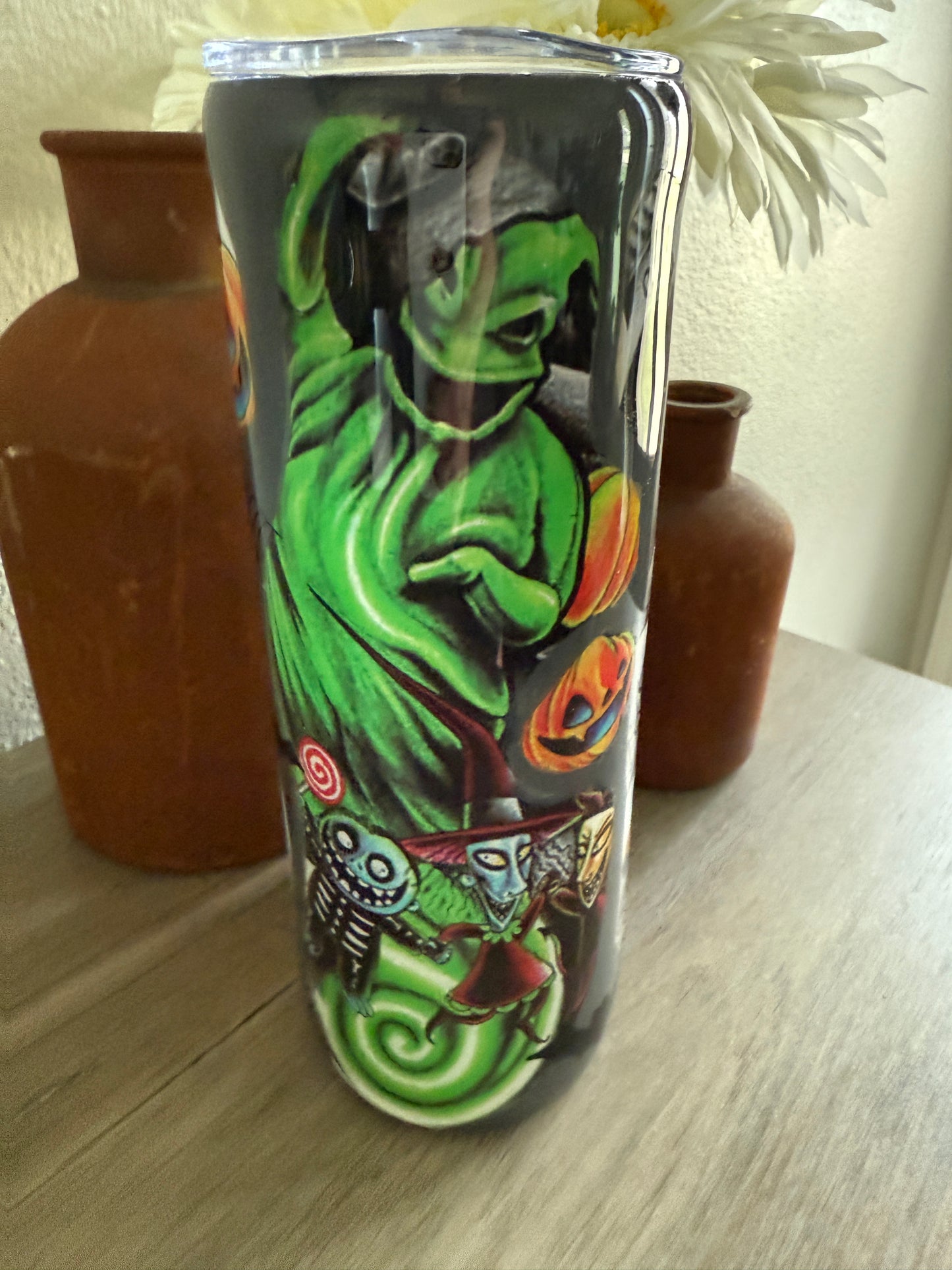 Halloween Glitter Tumbler