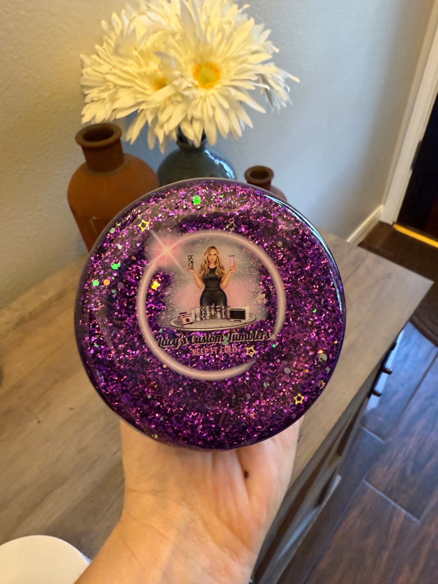 Glitter Water Bottle – Custom Character Edition