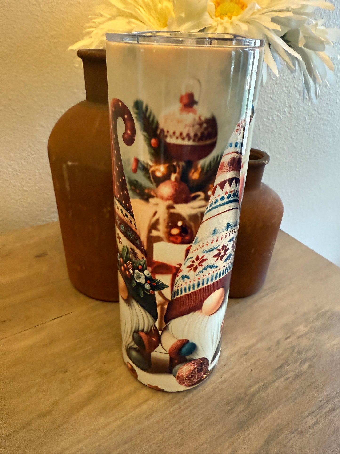 Christmas Gnome Tumbler – Holiday Cheer Collection