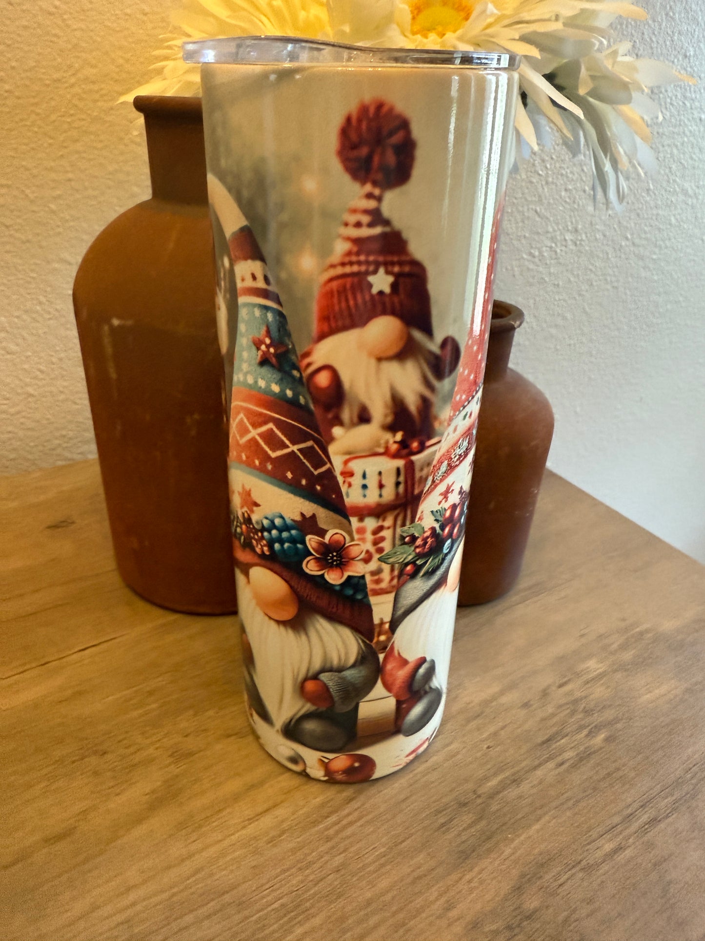 Christmas Gnome Tumbler – Holiday Cheer Collection