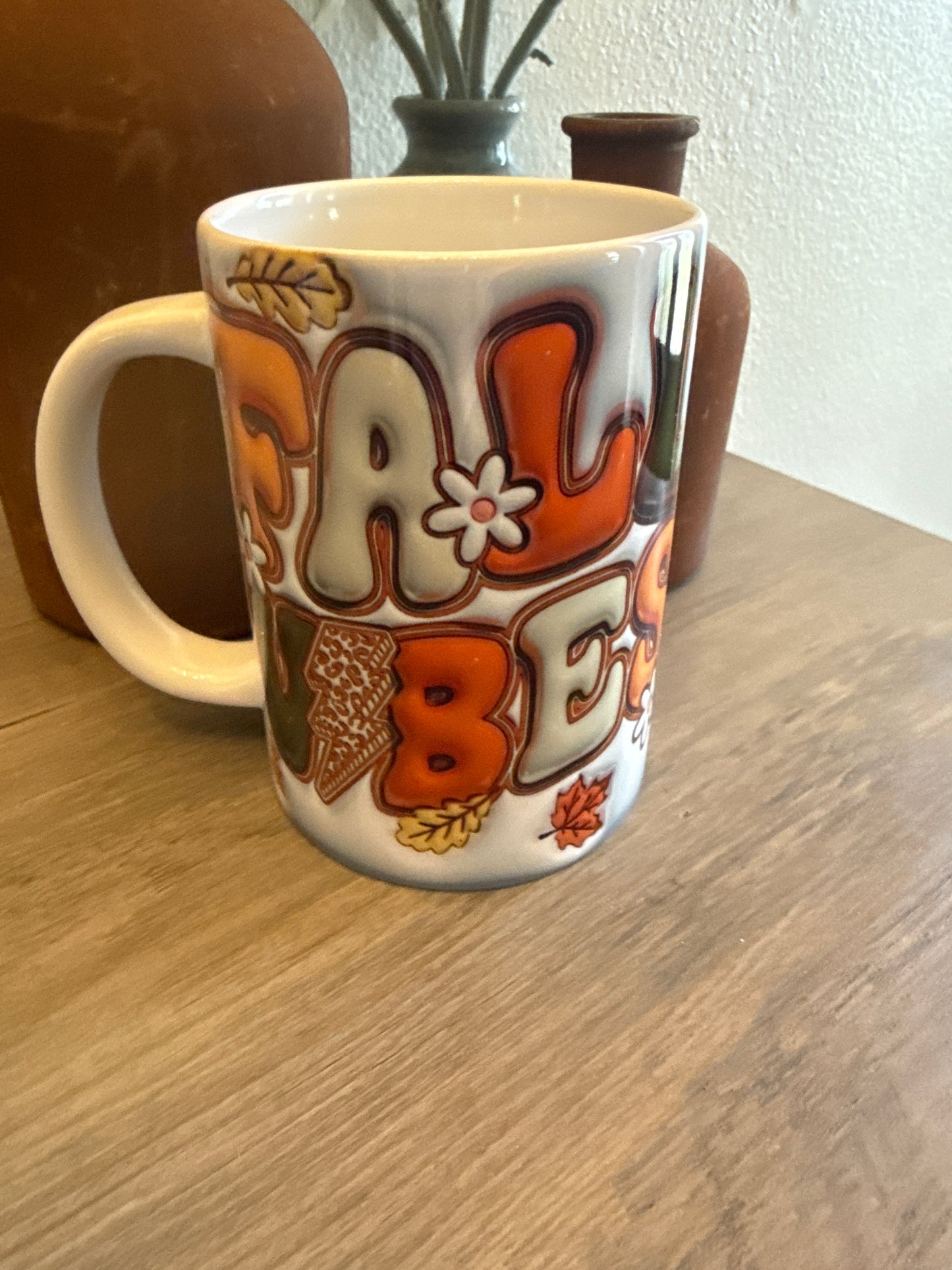 Retro Puff Fall Mug – Cozy Vibes Edition