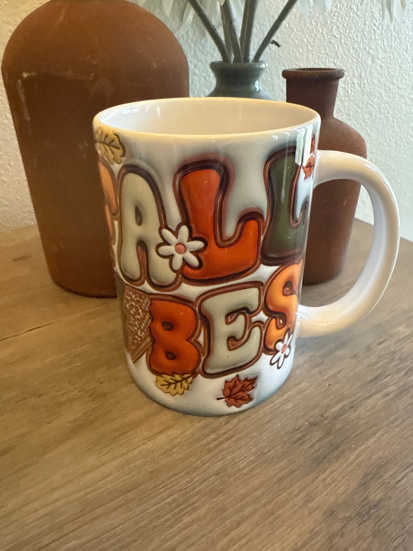 Retro Puff Fall Mug – Cozy Vibes Edition
