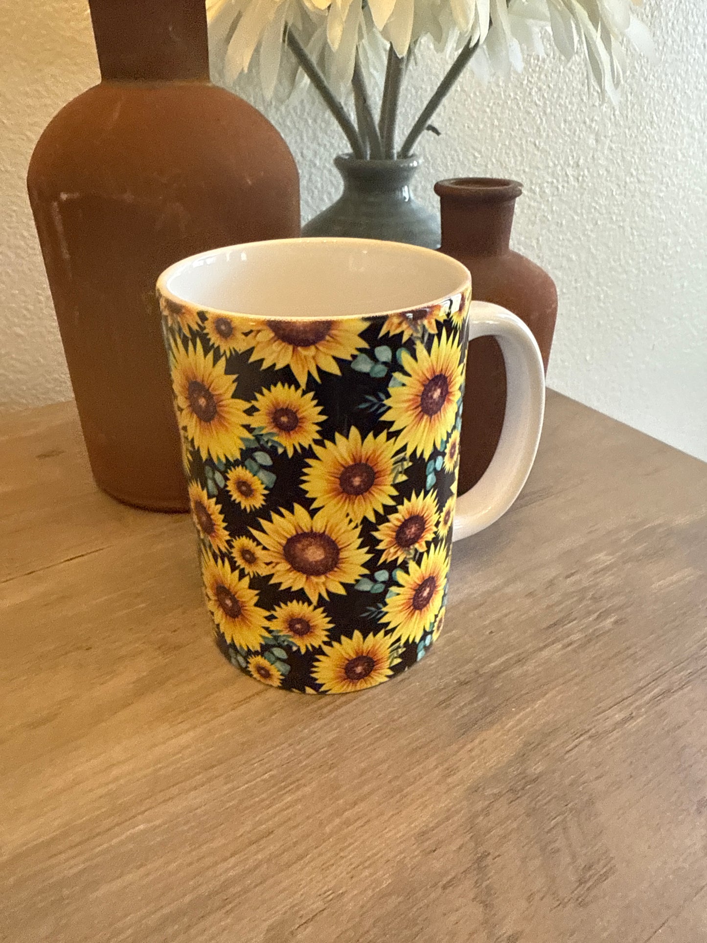 Sunflower Ceramic Mug – Blooming Beauty Edition
