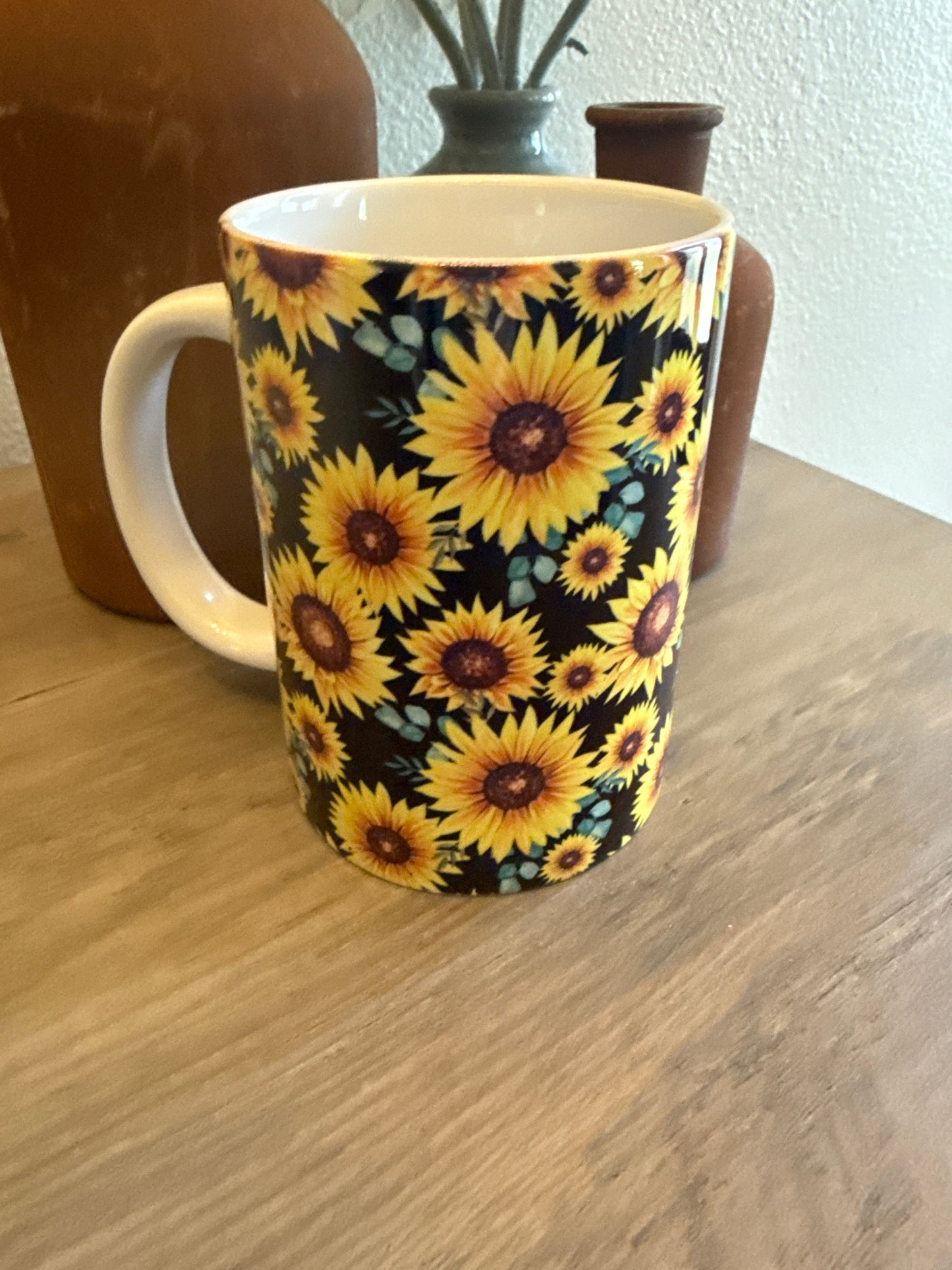 Sunflower Ceramic Mug – Blooming Beauty Edition