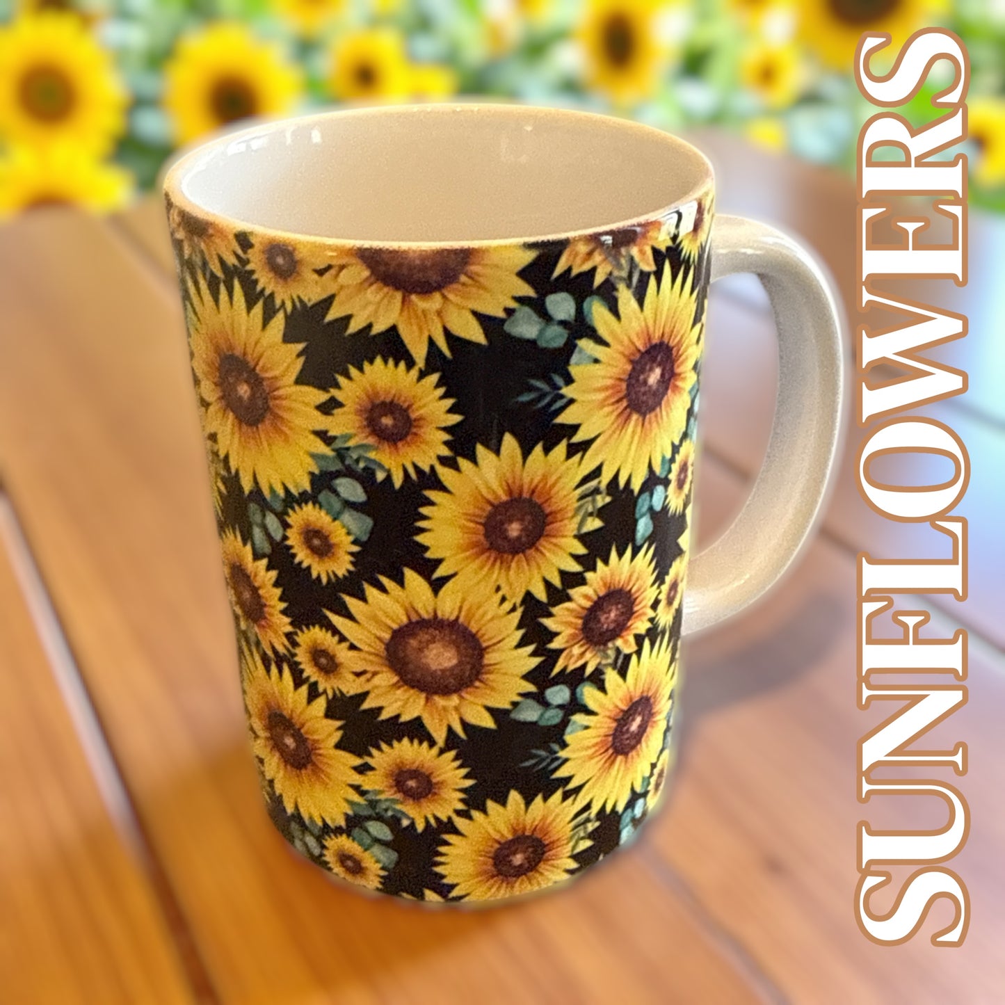 Sunflower Ceramic Mug – Blooming Beauty Edition