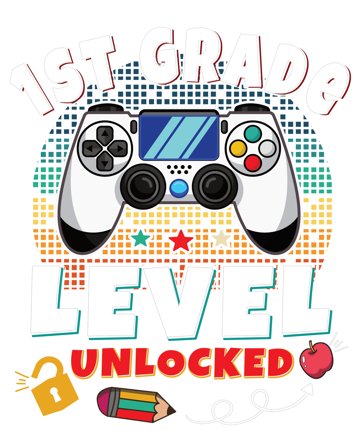 Grade Level Unlocked Back-to-School Grade Shirt