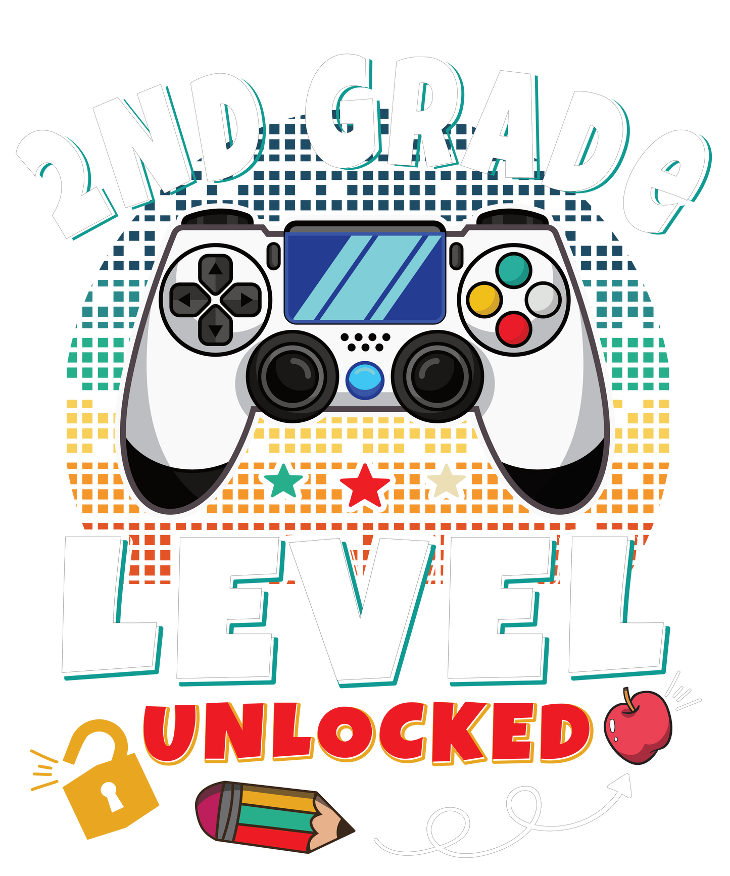 Grade Level Unlocked Back-to-School Grade Shirt