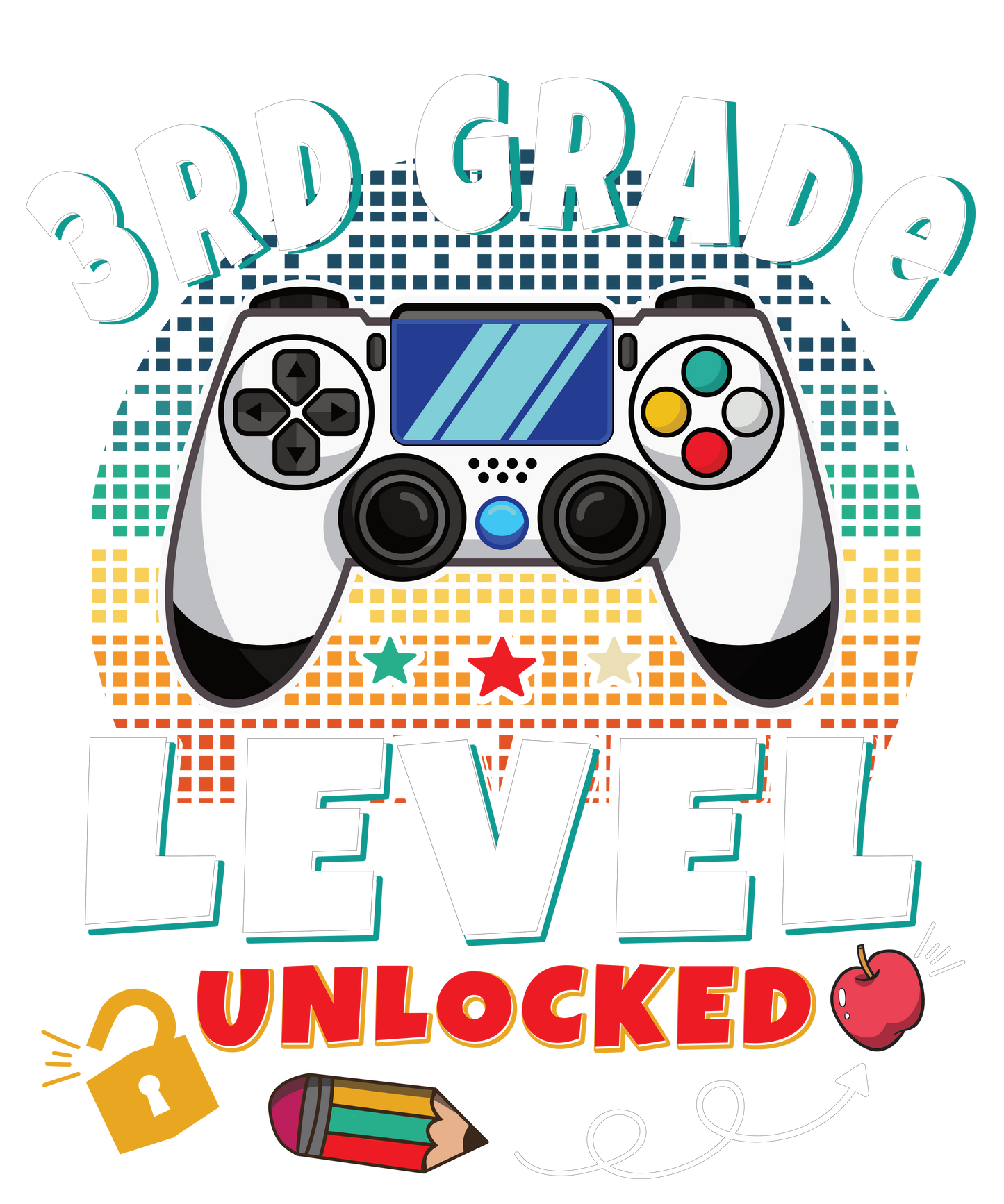 Grade Level Unlocked Back-to-School Grade Shirt