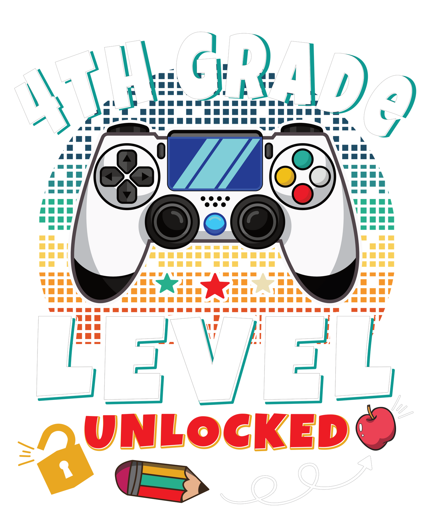 Grade Level Unlocked Back-to-School Grade Shirt