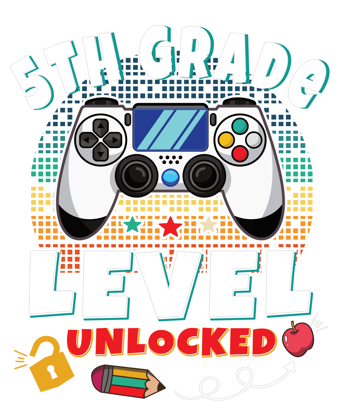 Grade Level Unlocked Back-to-School Grade Shirt