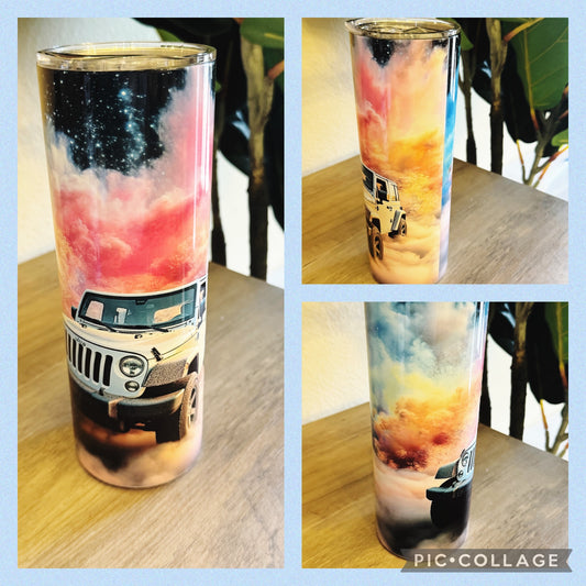 🛻 Off-Road &amp; Over-Caffeinated Tumbler 🌄☕