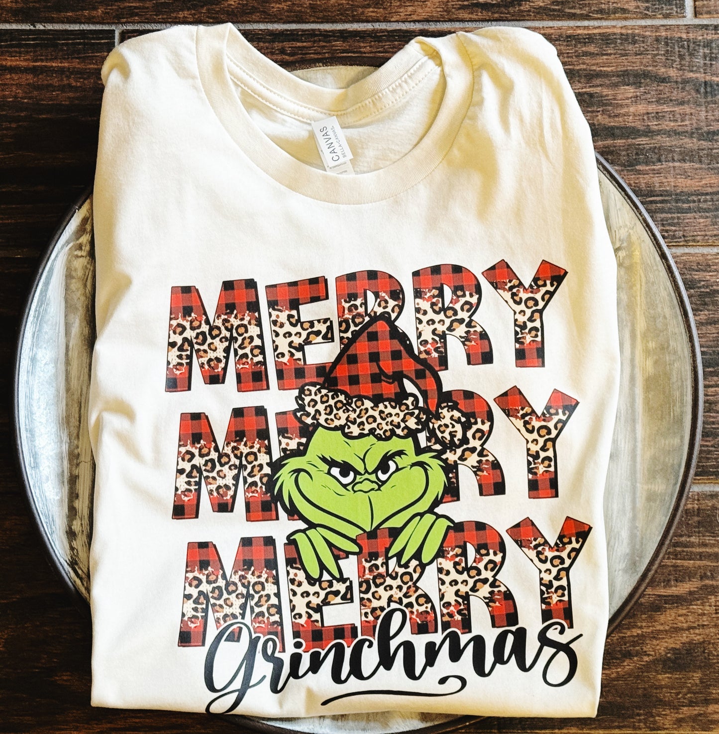 Merry Merry Merry Greenish Tee