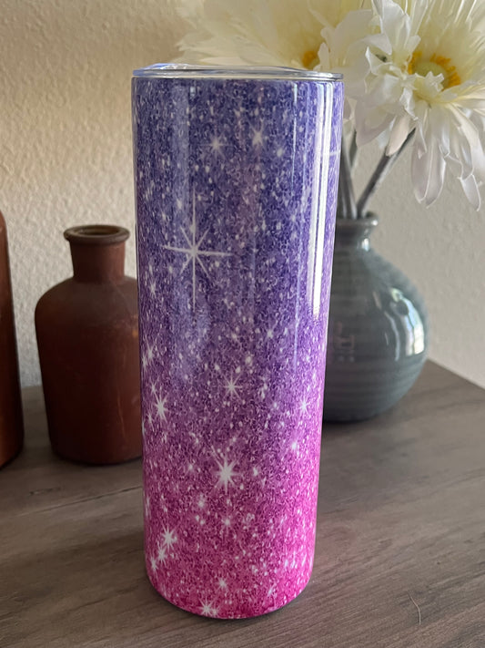 ✨Sip Happens Sparkle Tumbler💖💜