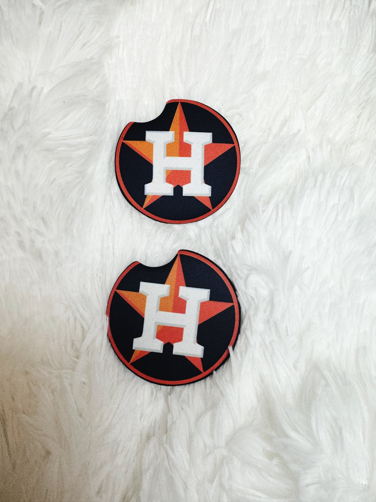 Houston Astros Car Coasters – Show Off Your Team Pride!