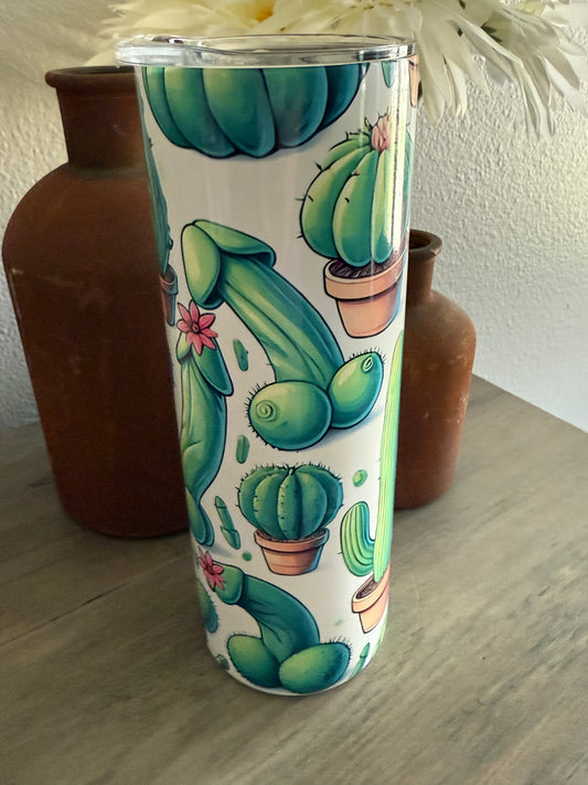 🌵 "Prickly but Playful" 20oz Tumbler 🌵