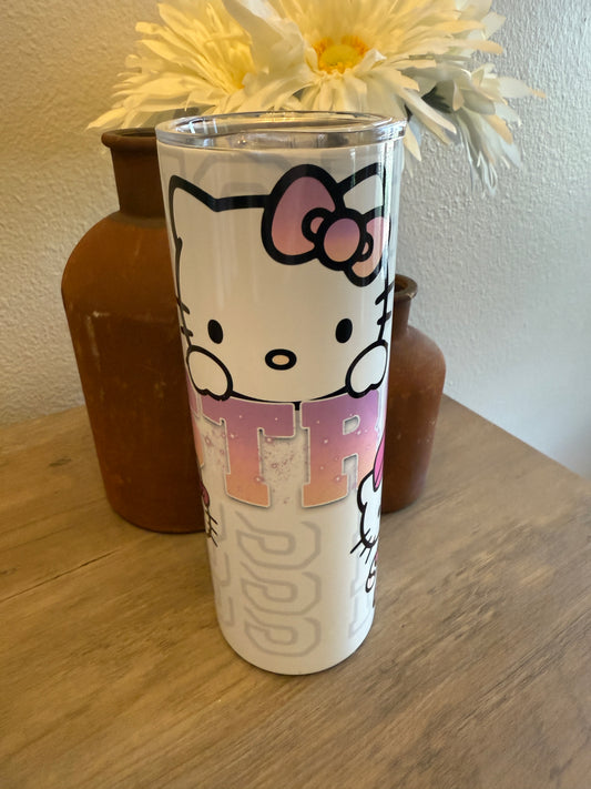 Astros Pink Cat Tumbler