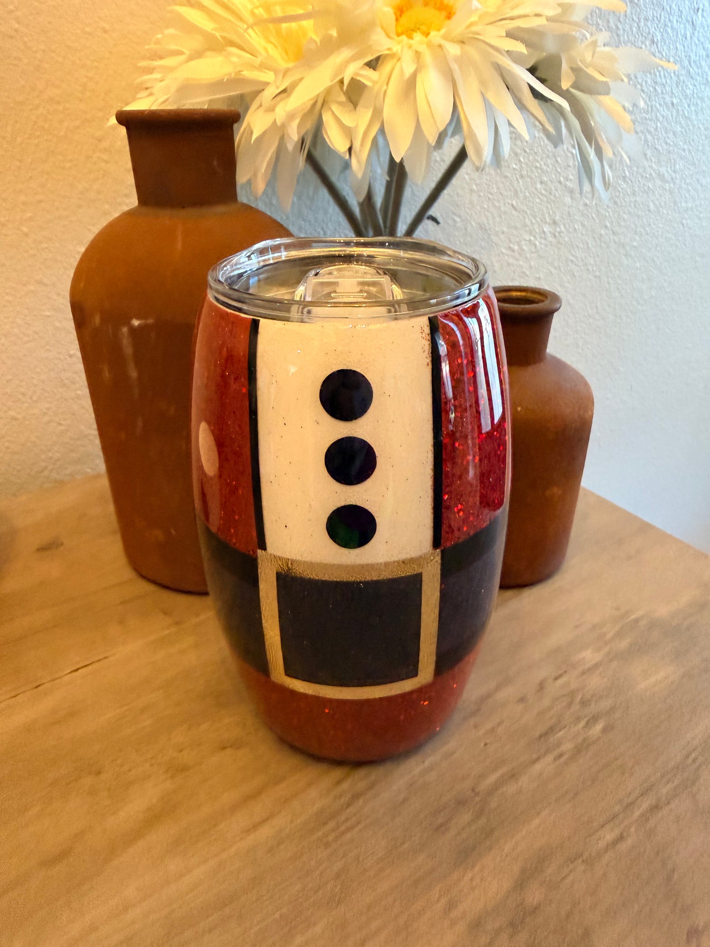 Santa Suit Tumbler — 26oz of Holiday Cheer!