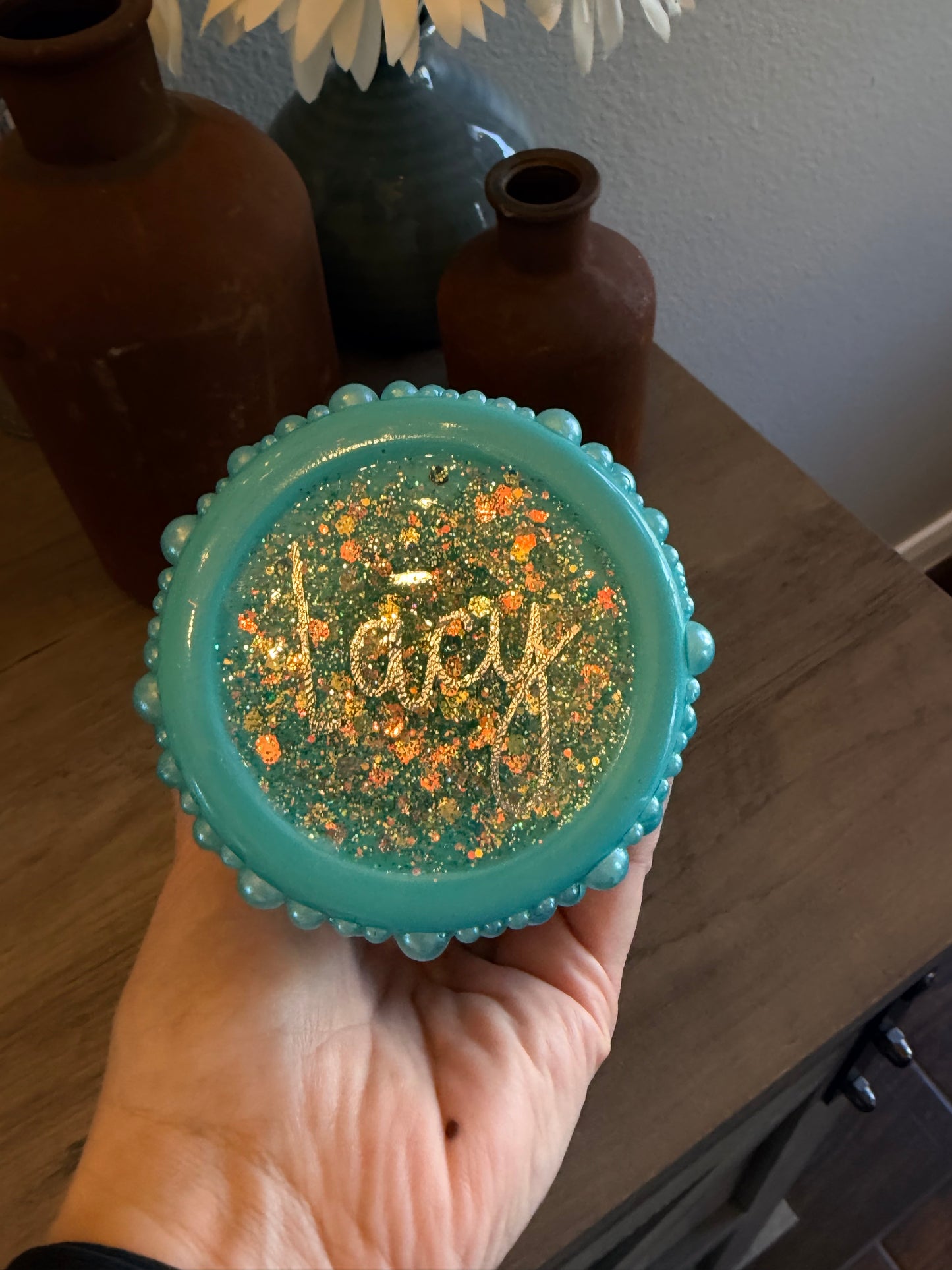 Pearl Rhinestone Bling Tumbler