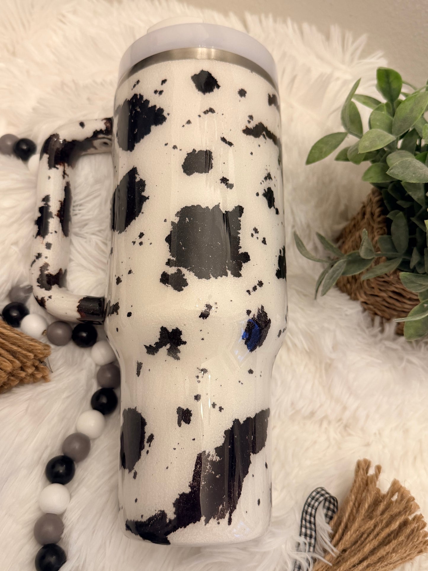 Cow Print Tumbler