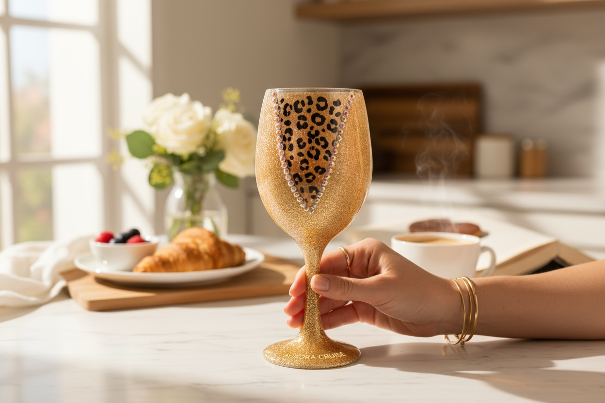 Peek-A-Boo Wine Glass