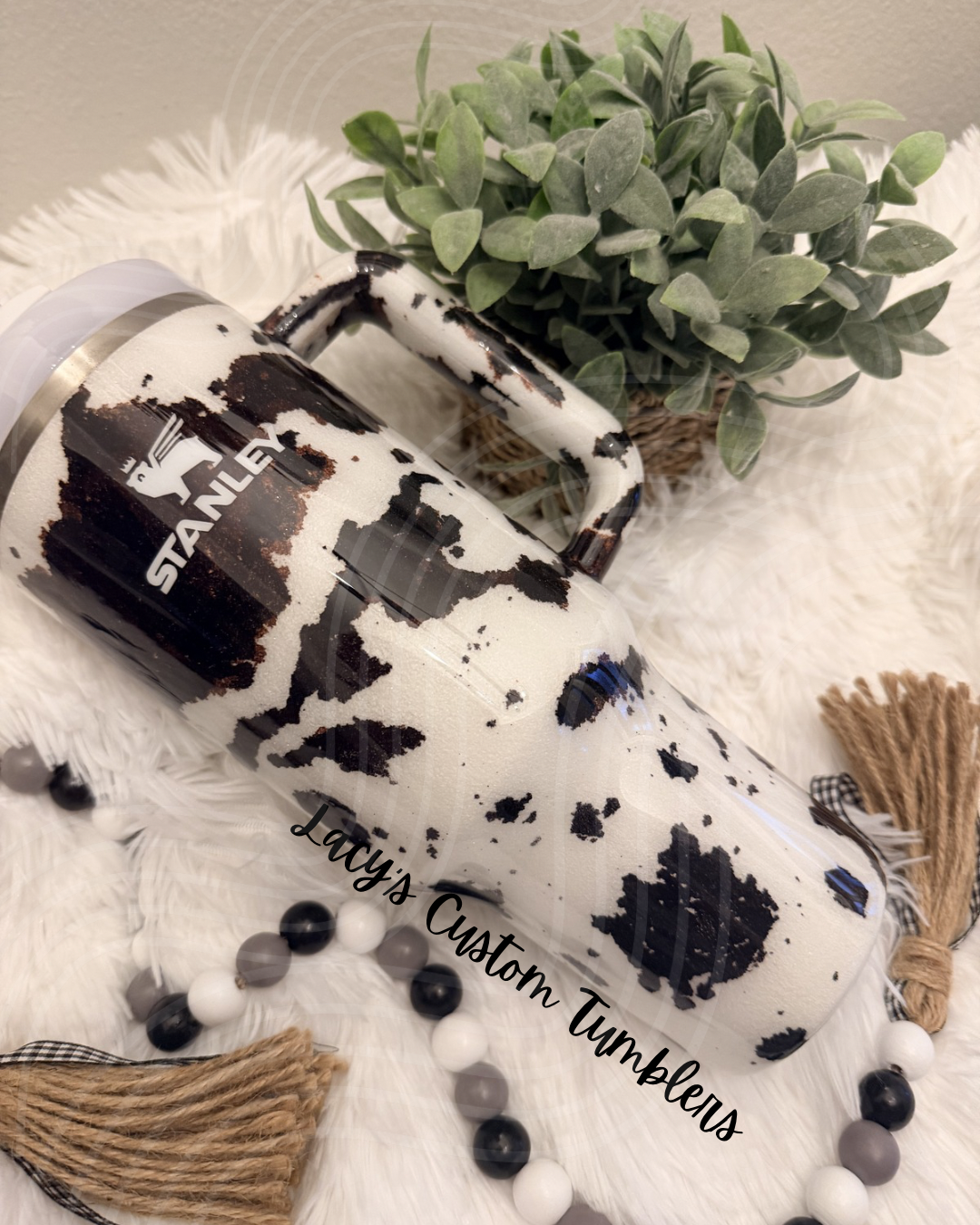 Cow Print Tumbler